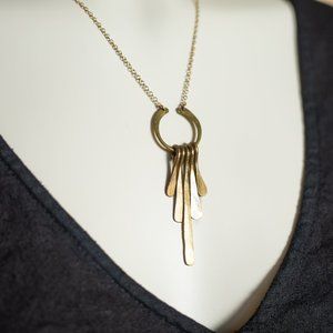 Marisa Mason Brass Necklace